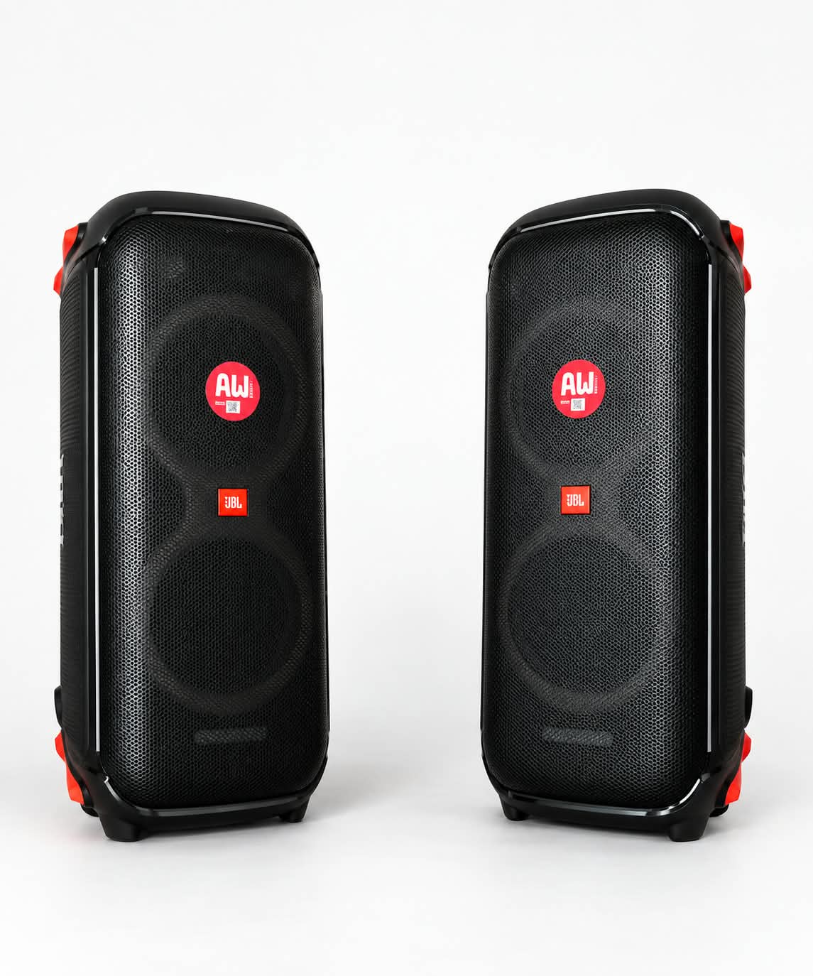 2× JBL 710 + 2 mikrofoner